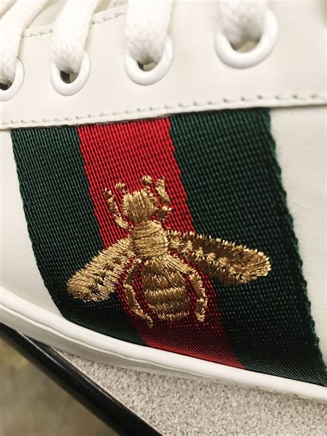 gucci bee shoes first copy|original Gucci bee sneakers.